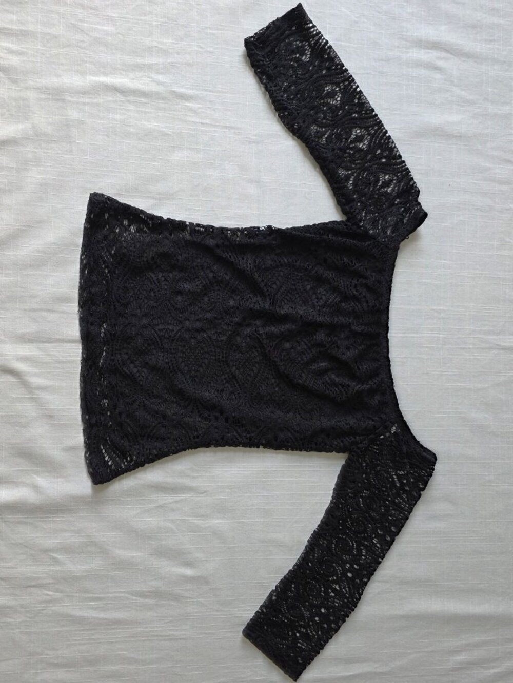 G by Guess Black Lace Off Shoulder Top XS NWT Date Night Y2K - Picture 8 of 9